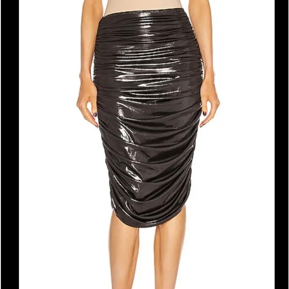 NWT Zara metallic pencil skirt